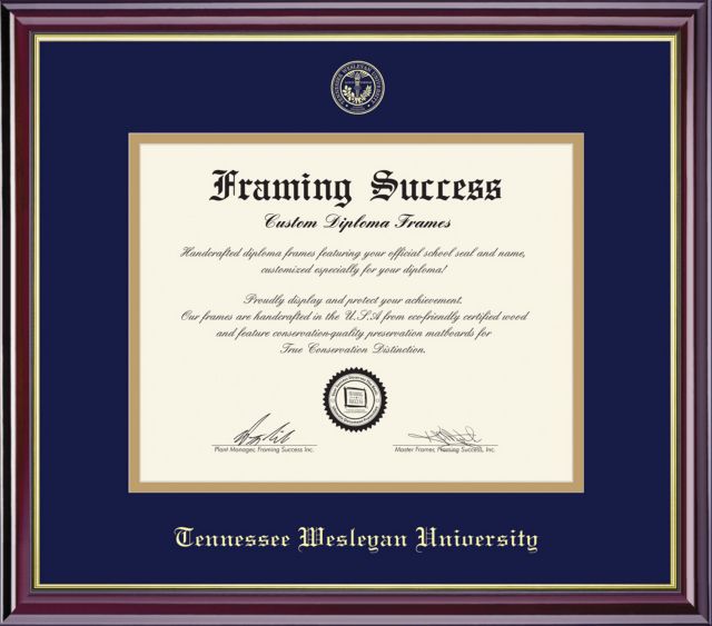 Tennessee Wesleyan University 8.5'' x 11'' Windsor Diploma Frame