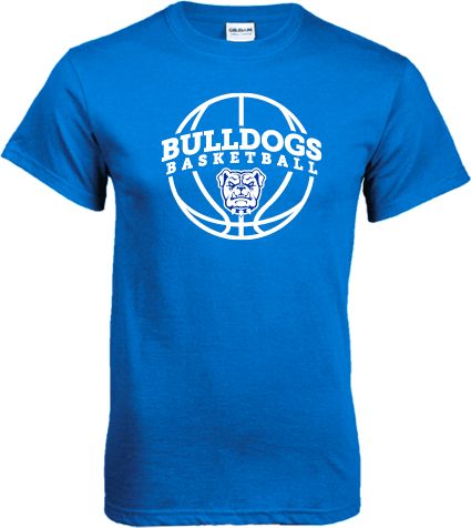 Tennessee Wesleyan T Shirt Bulldogs Basketball Arched w/ Ball - ONLINE ONLY